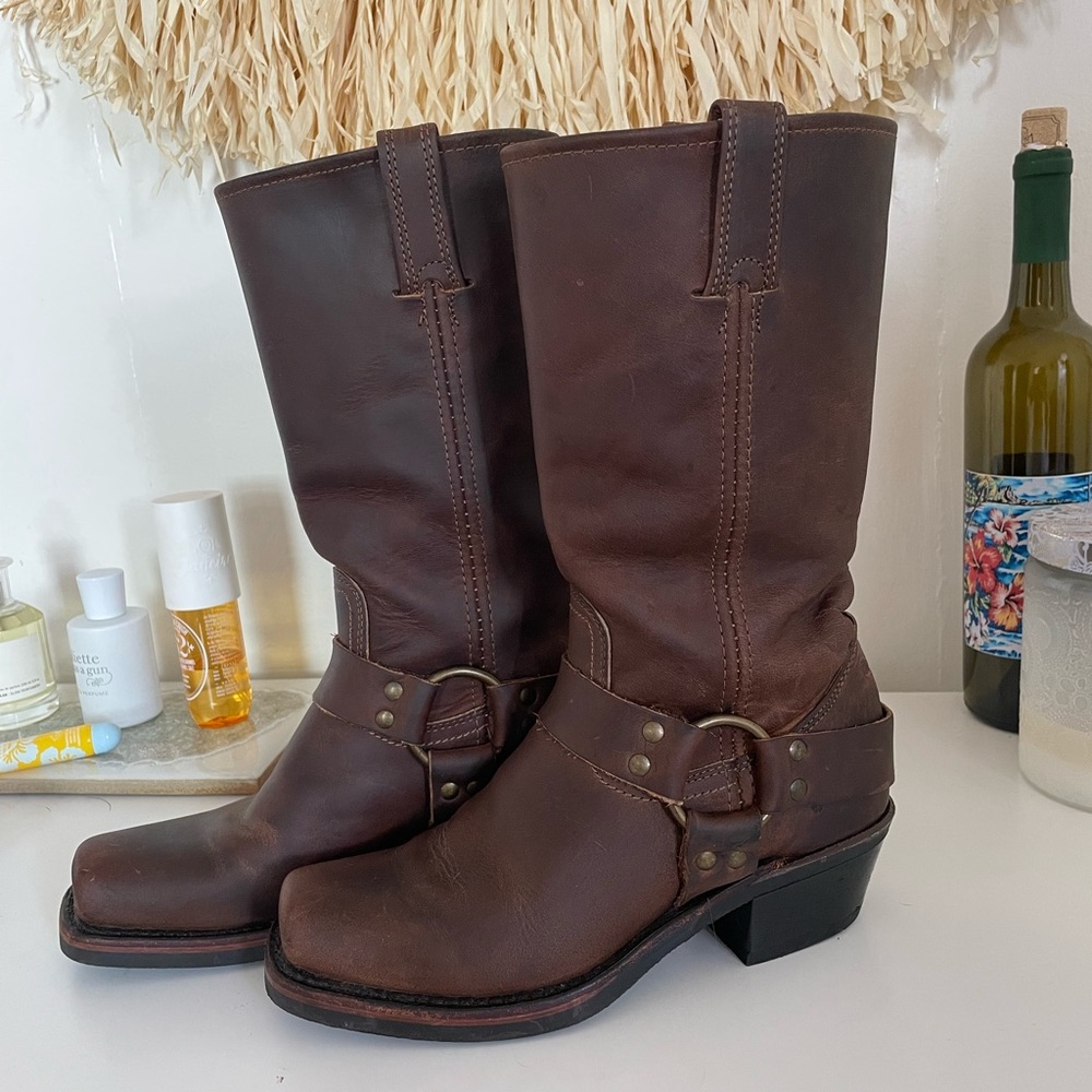 Frye Brown Leather Boots